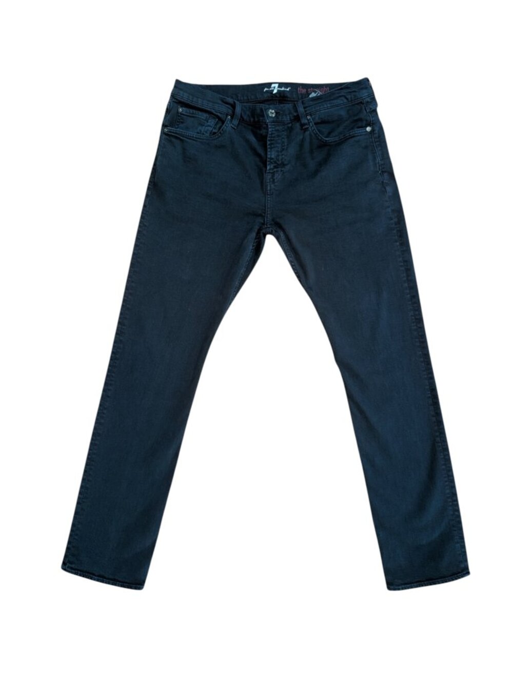 7 For All Mankind Dark Wash Straight Leg Jeans Size 34x32